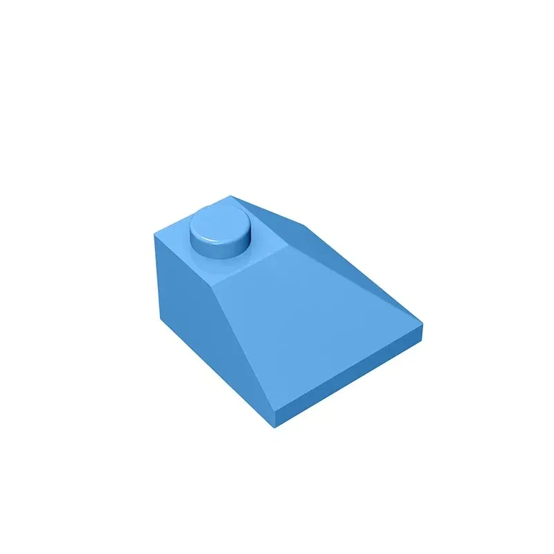 Color: plum - Gobricks GDS-621 CORNER BRICK 2X2/45 OUTSIDE compatible with lego 3045 children's DIY Educational Building Blocks