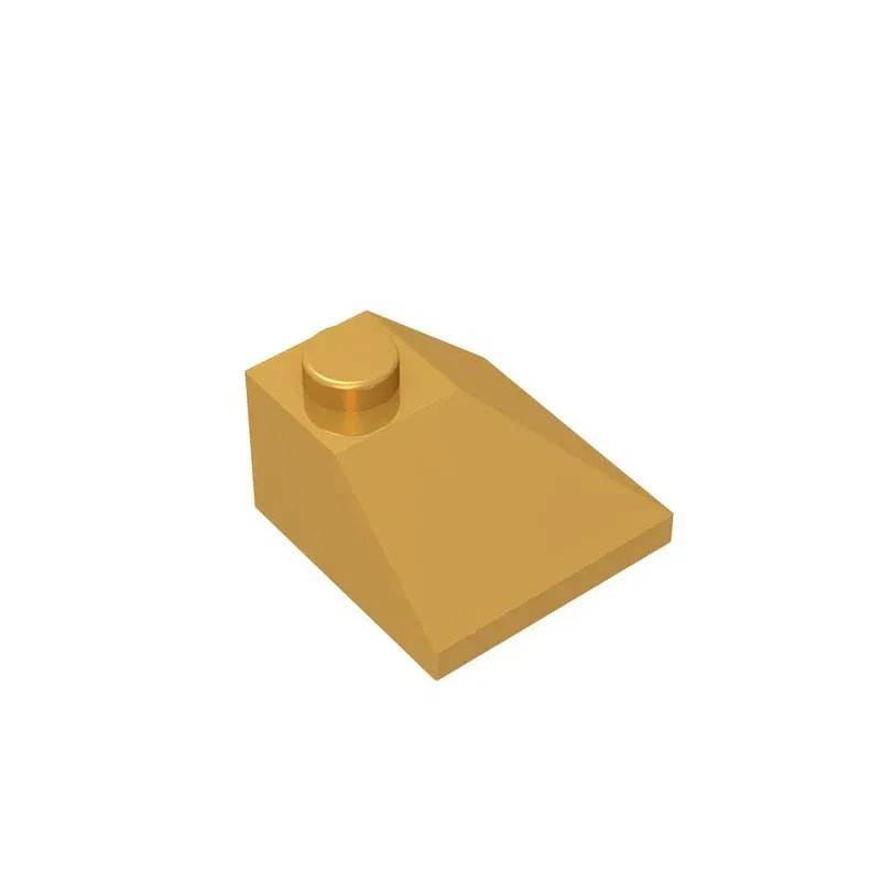 Color: plum - Gobricks GDS-621 CORNER BRICK 2X2/45 OUTSIDE compatible with lego 3045 children's DIY Educational Building Blocks
