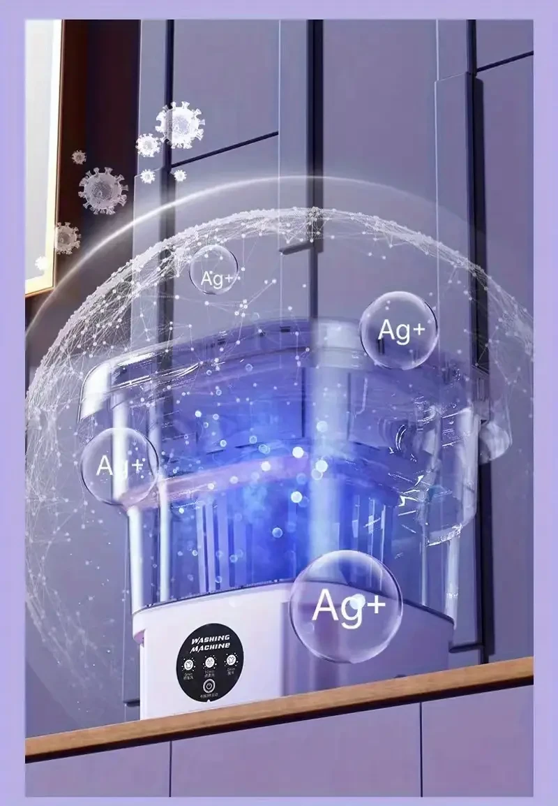 8L Folding Mini Washing Machine