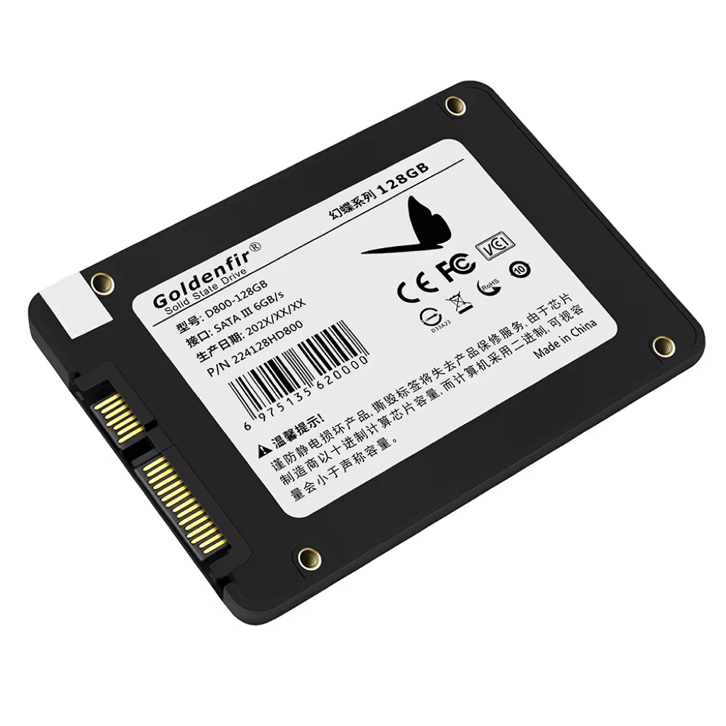 SSD Capacity: 2TB - Goldenfir SSD  128GB SATAIII SSD 512GB 480GB 256GB HD 1TB  500GB  Solid State Hard Disk 2.5 for Laptop