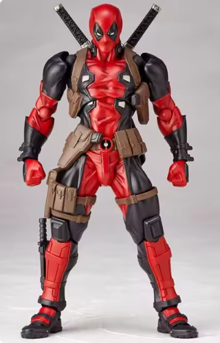 Deadpool 2.0 Grey Action Figure Mutants Joint Movable Model Movie Collection