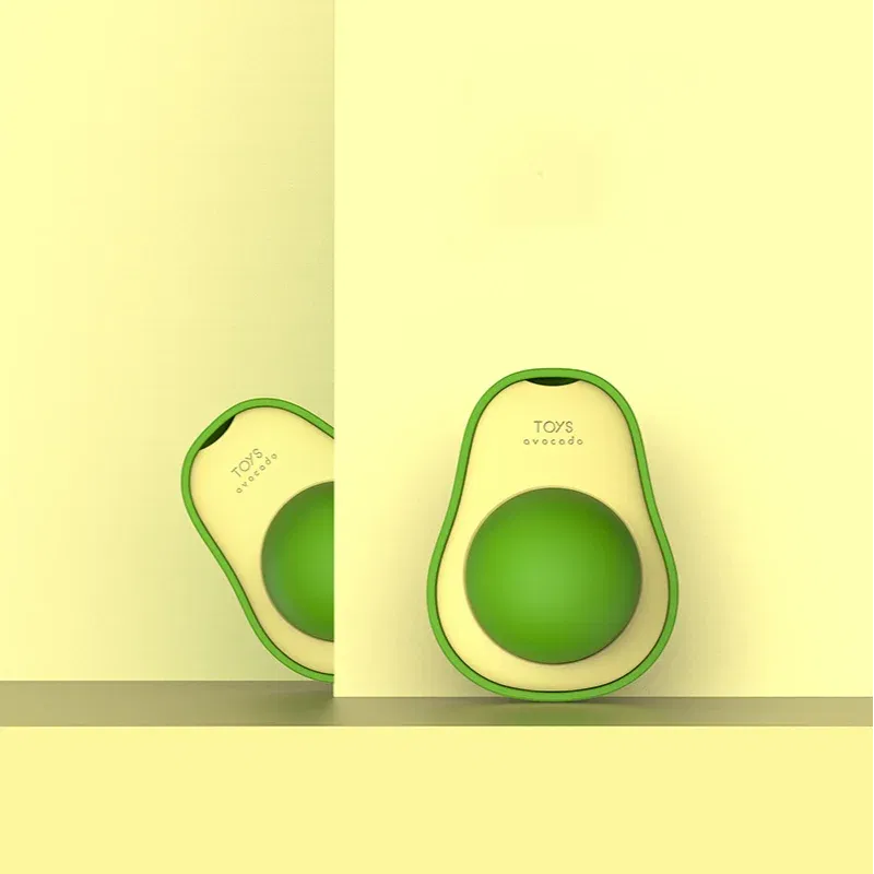 Color: WHITE, Ships From: CHINA - Cat Licking Toys Natural Catnip Wall Stickers Avocado Style Galls Fruit Cat Treats Clean Intestinal Cleansing Tune Cat Grass