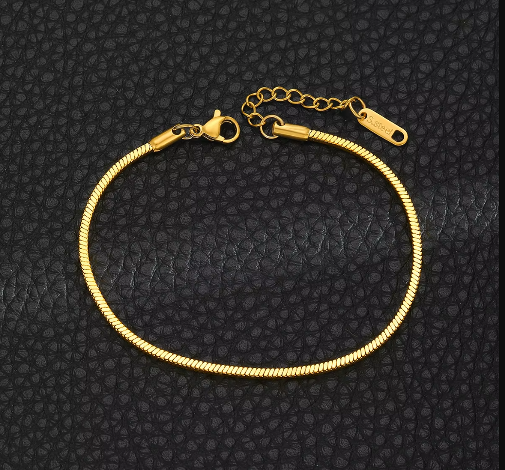 Simple Stainless Steel Square Snake