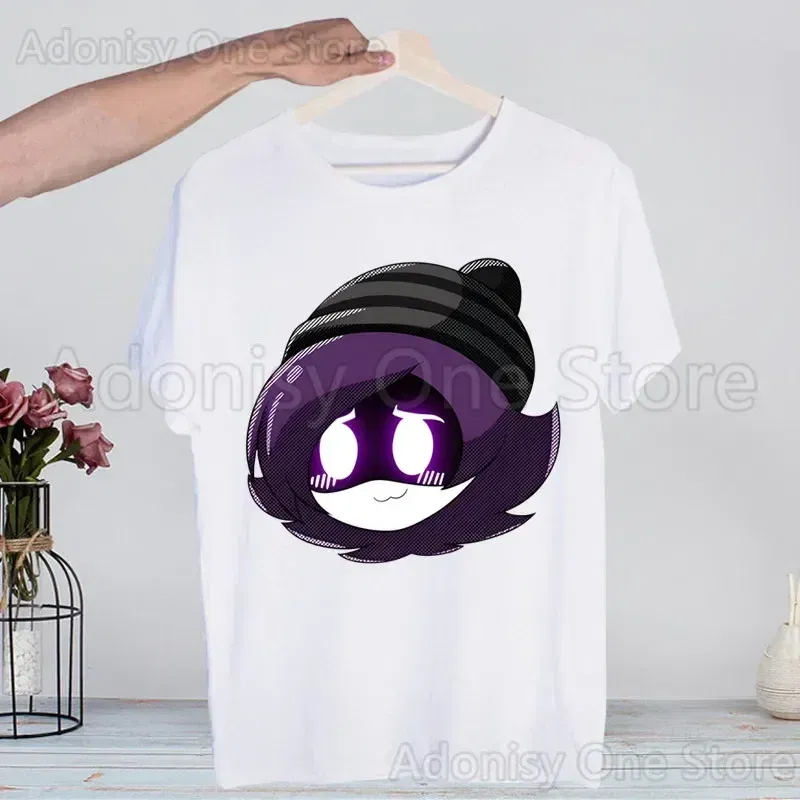 Color: Dark Grey, Size: 4XL - Murder Drones Fashion Man Tshirt Summer Fashion T-shirt Casual White Funny Cartoon Print T-shirt Hip Pop Tops tee