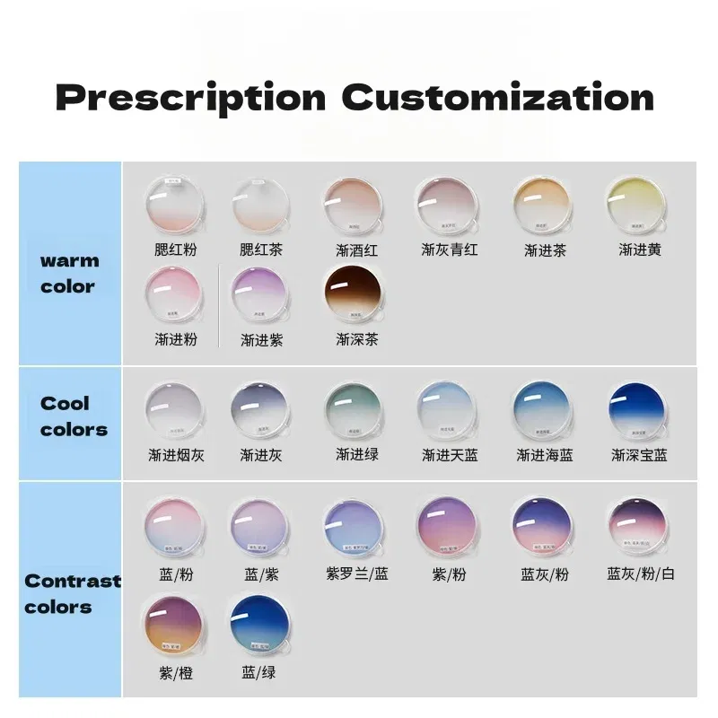 Lenses Color: Blue, Ships From: CHINA, Lens Index: 1.74 - F?·DRACON Non-polarized sunglasses 1.56 1.61 1.67 1.74 Anti-UV Blue light Driving Fishing HD CR-39 Prescription Custom Lenses