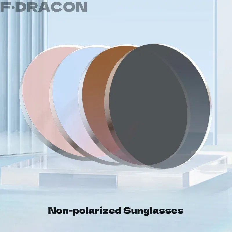 Lenses Color: Blue, Ships From: CHINA, Lens Index: 1.74 - F?·DRACON Non-polarized sunglasses 1.56 1.61 1.67 1.74 Anti-UV Blue light Driving Fishing HD CR-39 Prescription Custom Lenses
