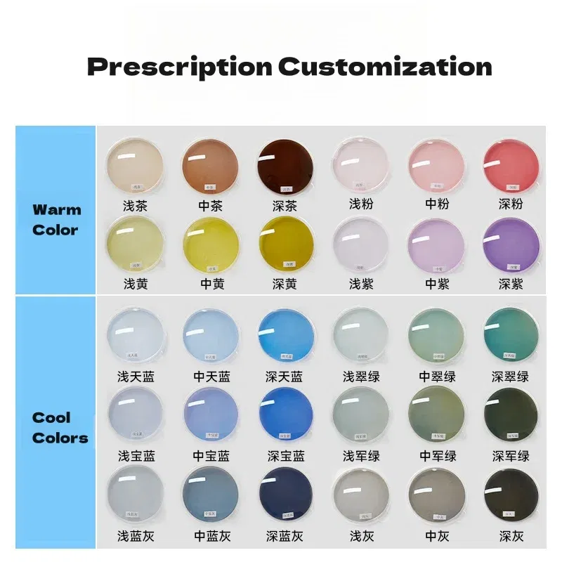 Lenses Color: Blue, Ships From: CHINA, Lens Index: 1.74 - F?·DRACON Non-polarized sunglasses 1.56 1.61 1.67 1.74 Anti-UV Blue light Driving Fishing HD CR-39 Prescription Custom Lenses
