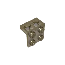 Color: NAVY - MOC PARTS GDS-641 ANGLE PLATE 1X2 / 2X2 compatible with lego 44728 21712 92411 children's toys Assembles Building Blocks
