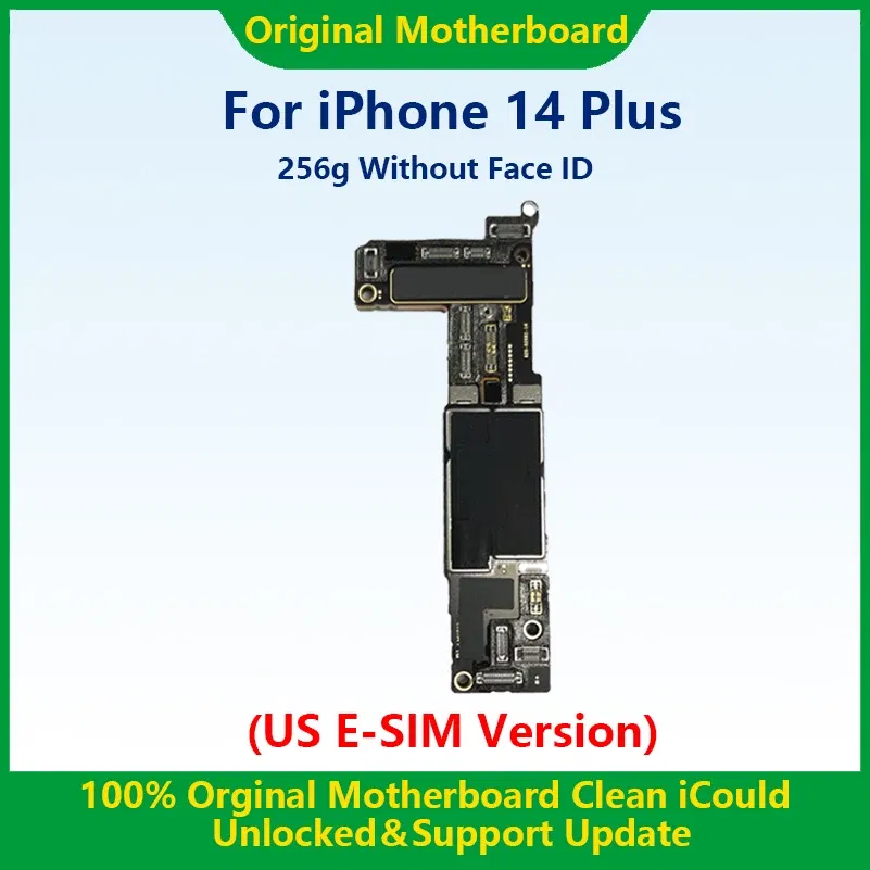 Color: Blue/Black, Ships From: CHINA - Top 100%Working Fully Tested Mainboard For iPhone 14 Pro Max Unlocked Motherboard With Face ID Cleaned iCloud US E-SIM Version