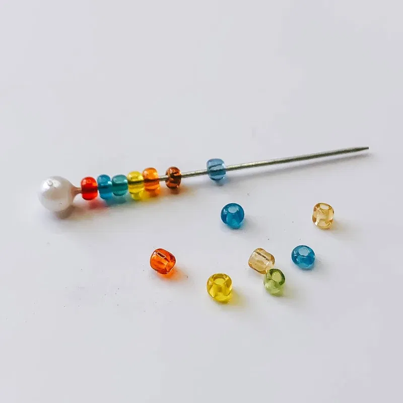 Color: Brown, Item Diameter: 2mm - 2mm 3mm 4mm Glass Seed Loose Beads Small Charms DIY Craft Bracelet Beads for Jewelry Making Supplies Necklace Accessories