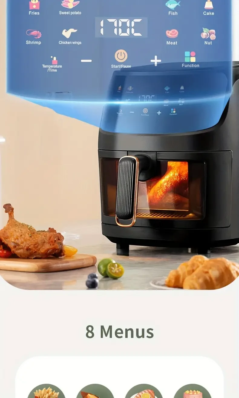 Large Capacity Australian Visual Air Fryer