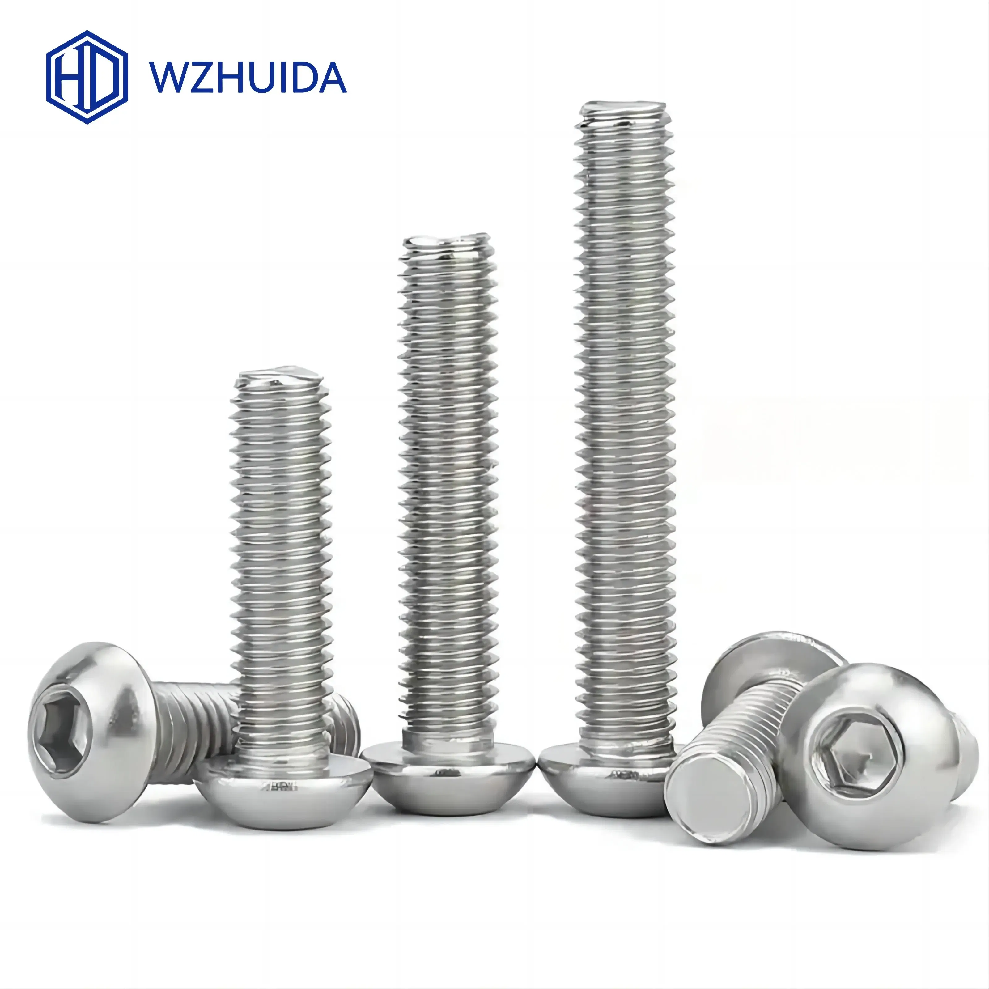 Size: M3.5, Length: 22mm - 5-50pcs M2 M3 M4 M5 M6 M8 M10 Hex Socket Button Head Cap Screws Stainless Steel ISO7380