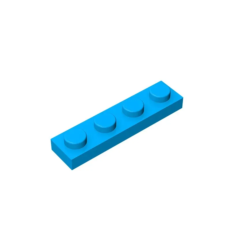 Color: Burgundy - Gobricks 10PCS MOC Bricks Parts Plate 3710 1x4 Compatible Assembles Particles For Building Blocks DIY Bricks Educational Toys