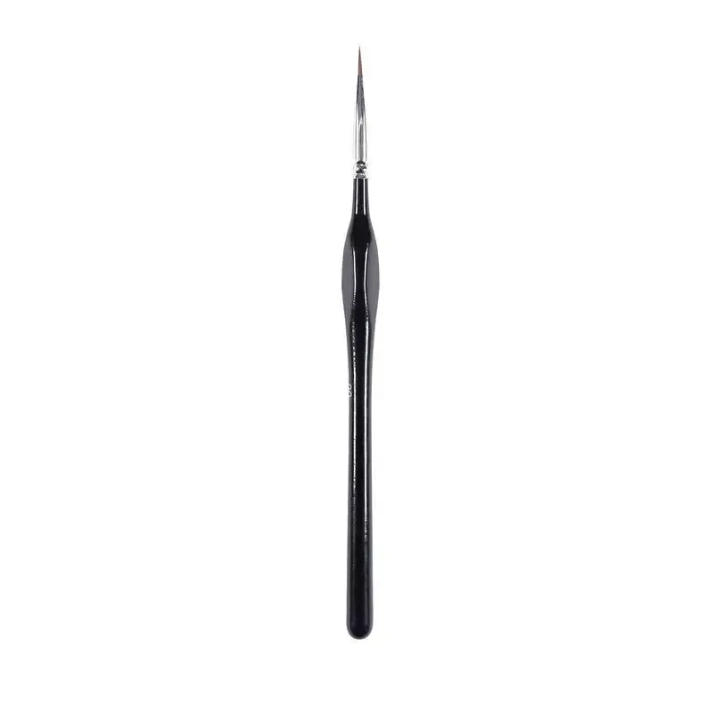Color: WHITE - 1pcs Soft Wolf Fur Paint Brushes Hook Line Pen Watercolor Painting Acrylic Watercolor Brush Art Supplies for Painting