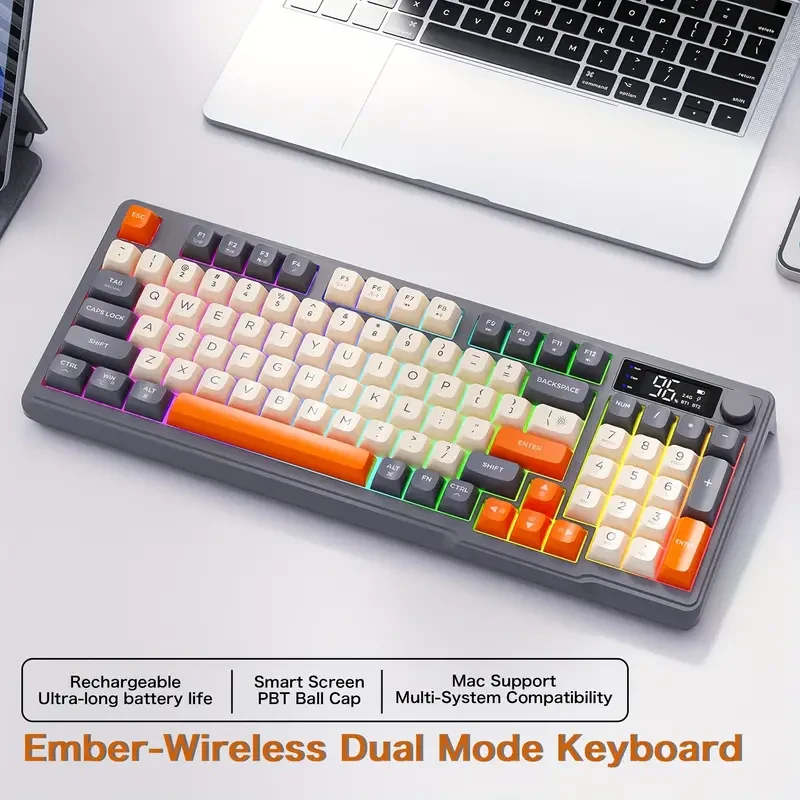 Dual-Mode BT Wireless Keyboard