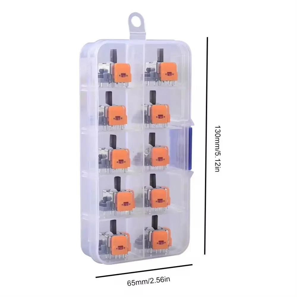 Color: grey - 10PCS 3D Analog Sensor Hall Effect Joystick for Playstation 5 Game Controller Thumb Stick for PS5/PS4/Xbox/Switch Pro