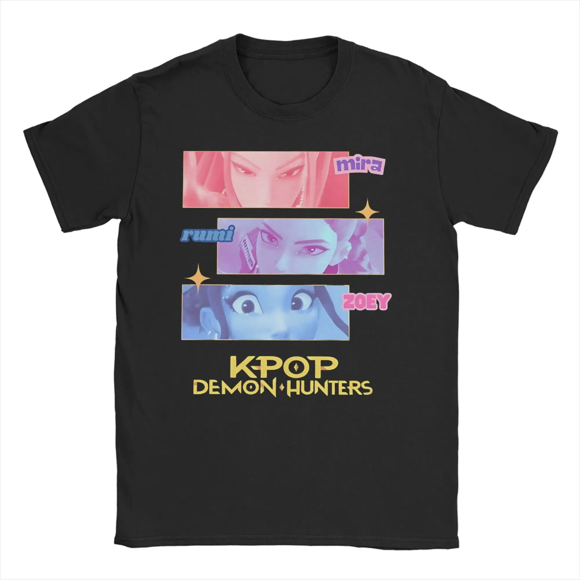 Color: Gold, Size: S - Derpy Tiger Cat T Shirt Men Women's Cotton Unique T-Shirt Round Collar Huntrix Kpop Demon Hunters Tees Short Sleeve 4XL 5XL 6XL