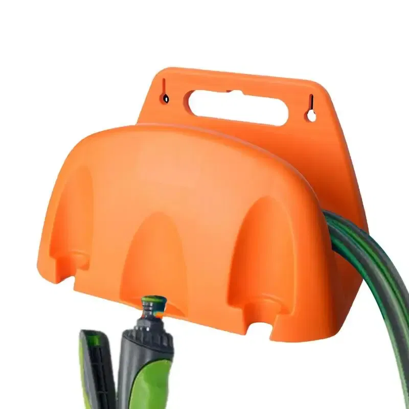 Color: Orange, Ships From: CHINA - Garden Hose Hanger Wall Mounted Heavy Duty Hose Hanger Durable Water Hose Holder Garden Hose Hooks Hose Rack For garden Outside