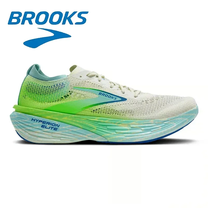 Color: MULTI, Shoe Size: 41 - Brooks Hyperion Elite 4 Series Gray Green Breathable Engineering Mesh Men's Lightweight Cushioning Running Shoes