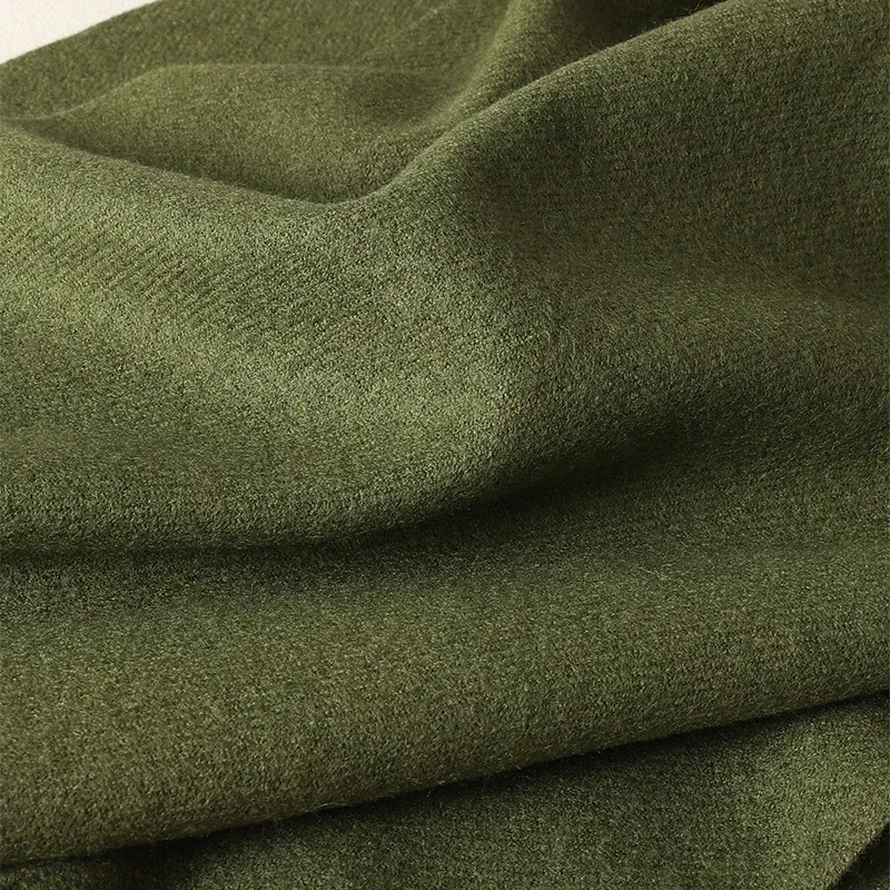 Color: Milky White - New 62 Color Winter Scarf For Women Long Warm Cashmere Scarves Hijab Solid Lady Shawl Wrap Female Pashmina Bandana Head Scarfs