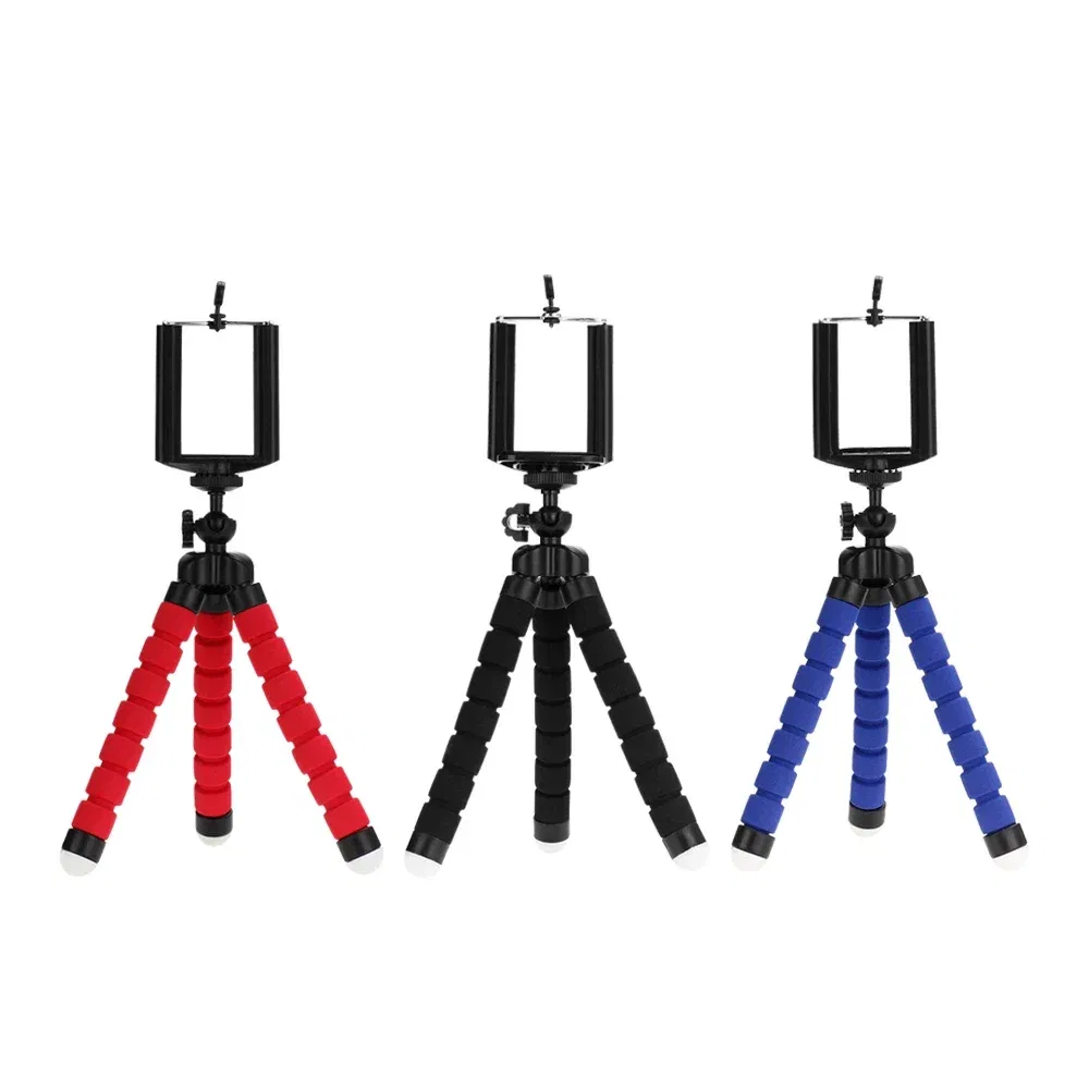 Color: Red - Tripods Tripod For Phone Mobile Camera Holder Clip Smartphone Monopod Tripe Stand Octopus Mini Tripod Stativ For Phone