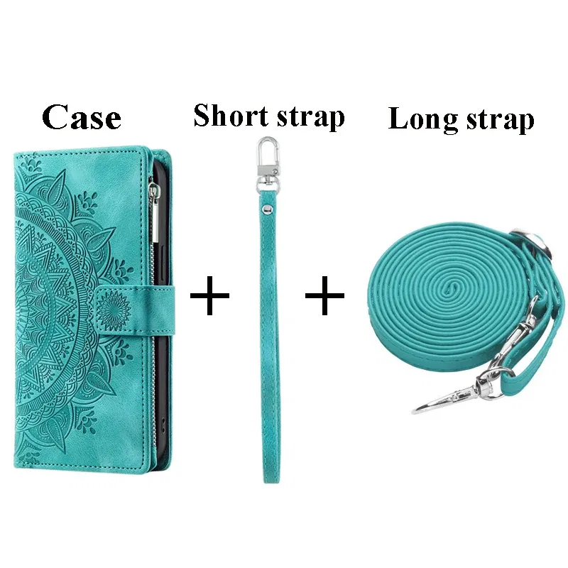 Color: light yellow, Material: Denim - S24 Ultra S23 Plus S 22 CrossBody Strap Zipper Wallet Case for Samsung Galaxy S22 S23 FE S21 S20 23 24 Ultra Note 20 Book Cover