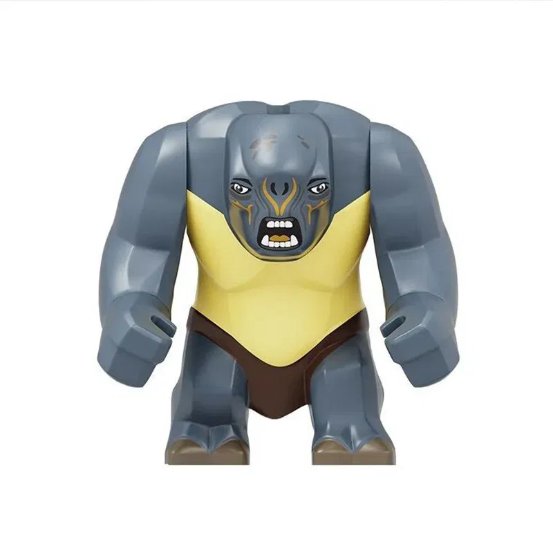 Color: Brown - Lord of the Rings Ogre Building Blocks Figures Bricks Educational Toys Cartoon Figures Action Toys Brick Kids Gifts