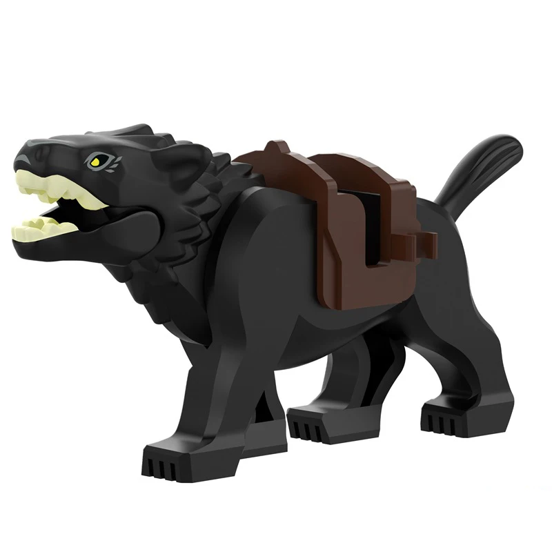 Color: Brown - Lord of the Rings Ogre Building Blocks Figures Bricks Educational Toys Cartoon Figures Action Toys Brick Kids Gifts