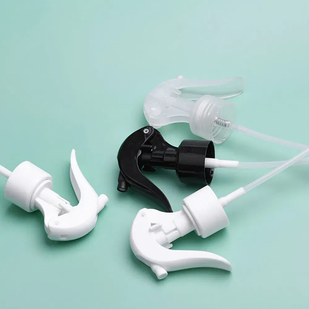 Color: black, Specifications: 40ml - Plastic 24-410 28-410 mini trigger sprayer with 6.3 inch dip tube with lock button