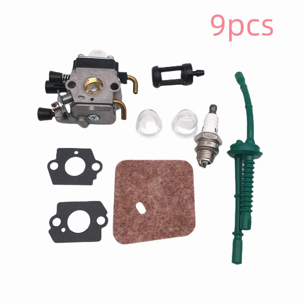Color: Blue - Carburetor Trimmer Kit For Stihl FS 38 45 46 55 55R 55RC 45C 45L 45EZ 55EZ 55C 55T 74 75 76 80 85 310 KM 55 55R HL45 FC55
