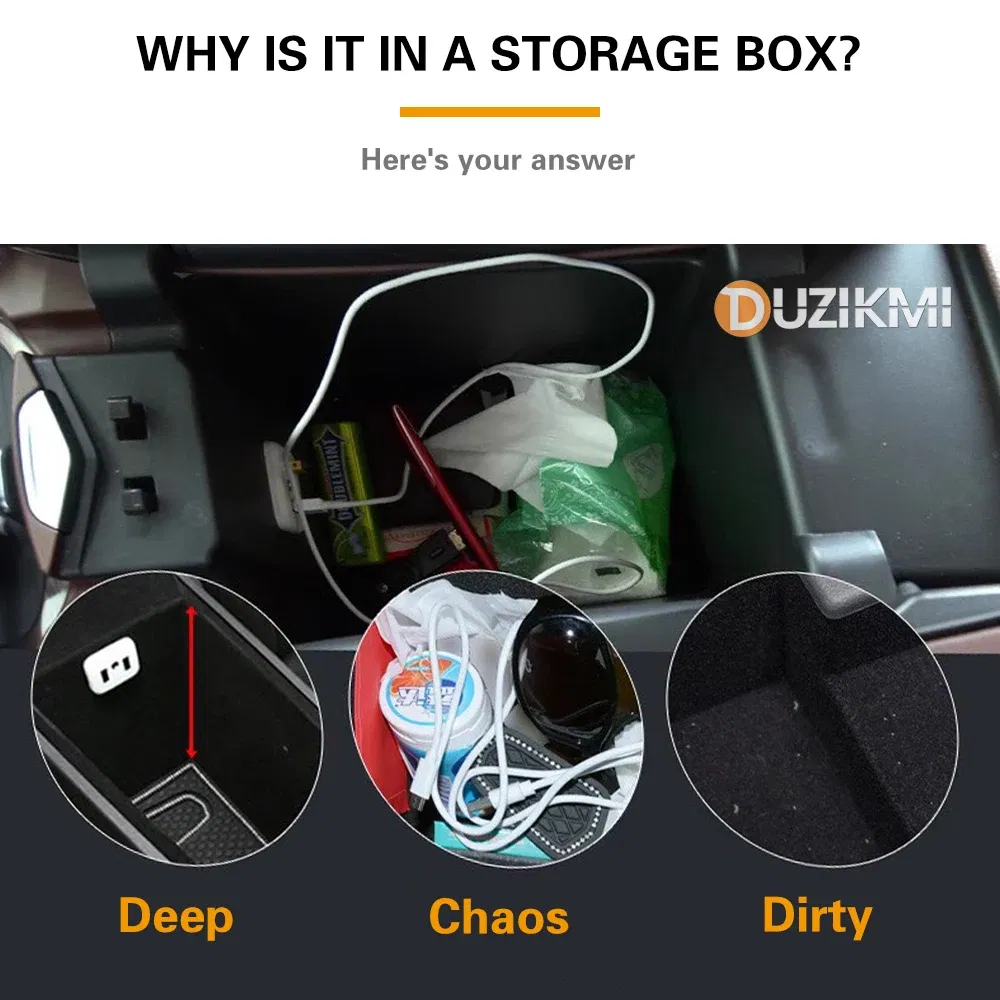 For Renault Austral E-Tech Hybrid 2023-2024 Car Center Armrest Storage Box Container Tray Organizer Case Interior Accessories