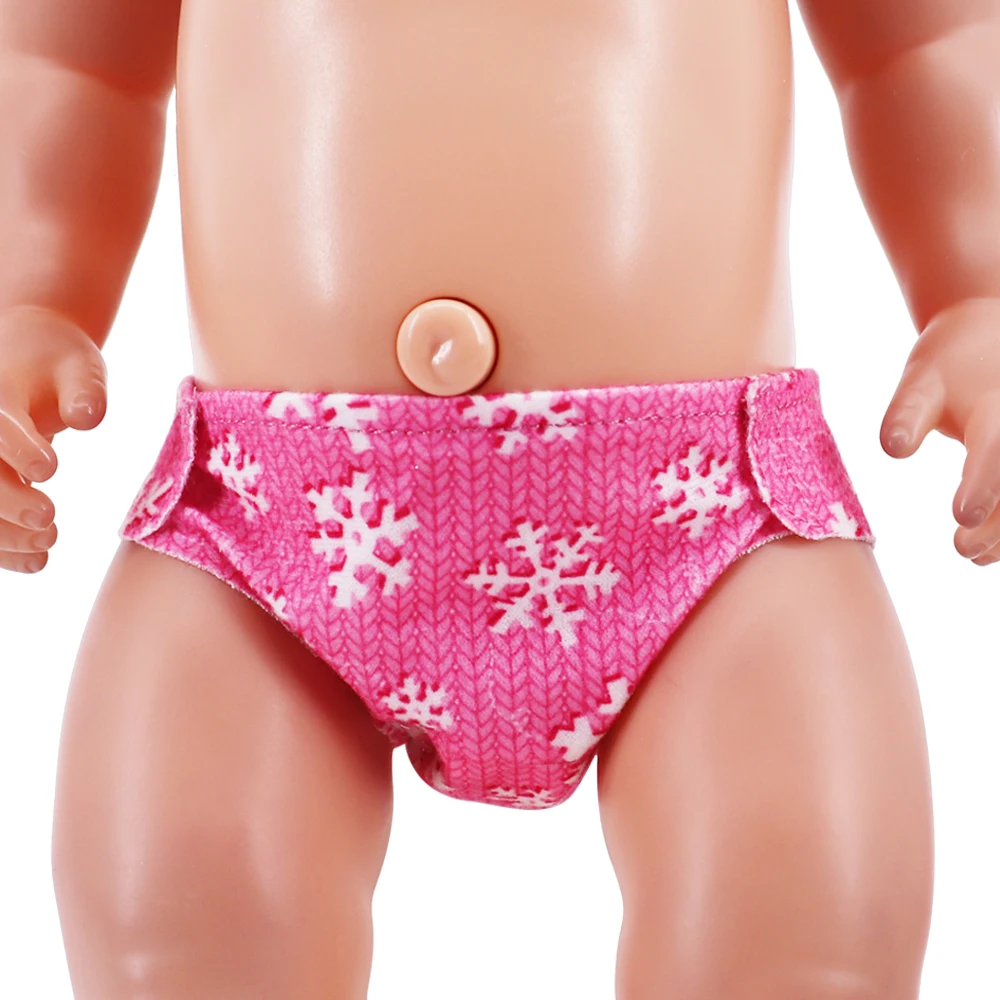 Color: Navy Blue - Reborn Doll Panties,Cute Pattern Underwear Panties Accessories Fits 43Cm Newborn Baby Doll,18 Inch American Girl Doll,Girl Gifts