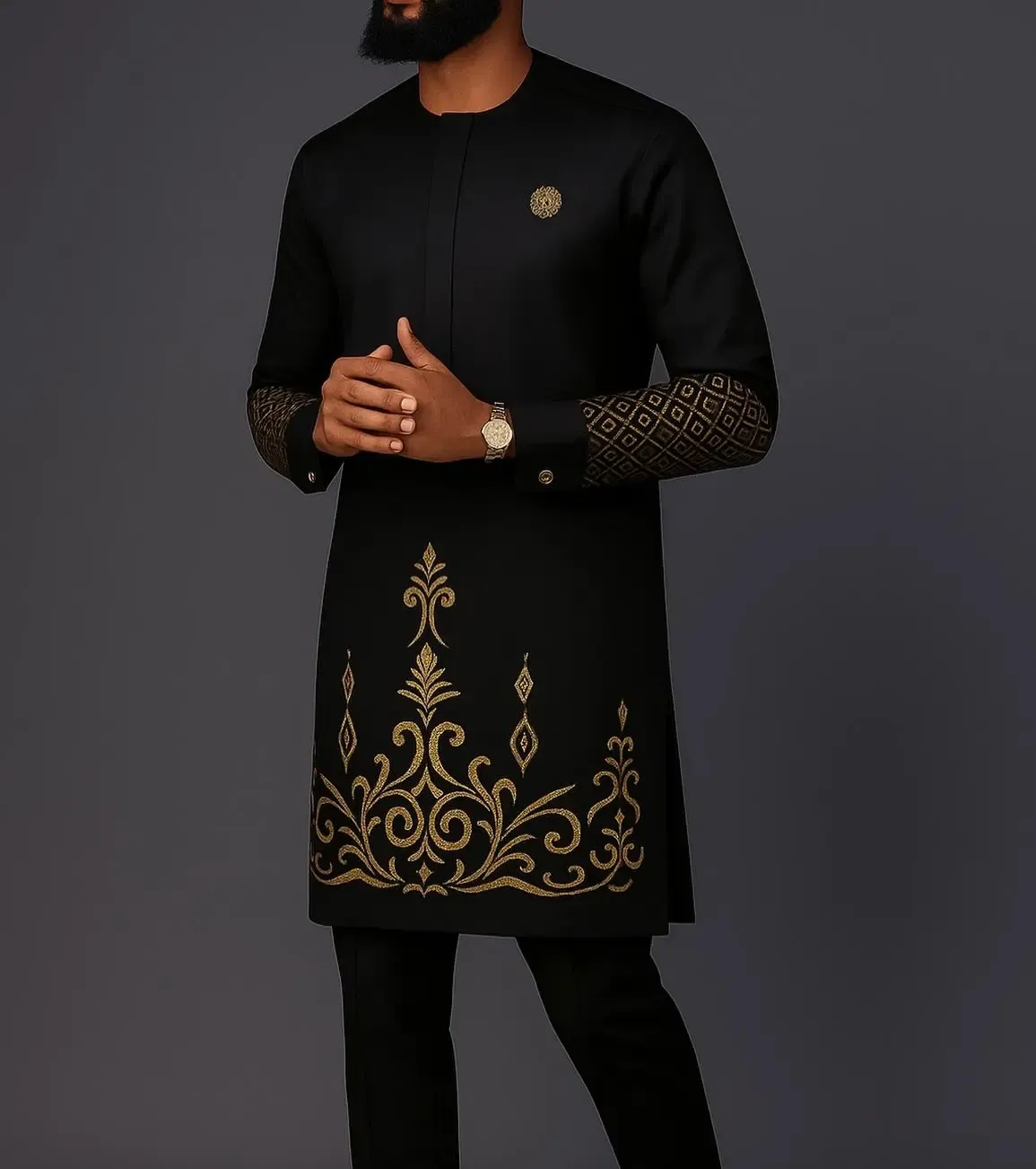 Color: Turquoise, Size: S - 2025 New men's suit, white pocket, 2-piece set, luxury wedding casual suit, traditional African style of ethnic minorities