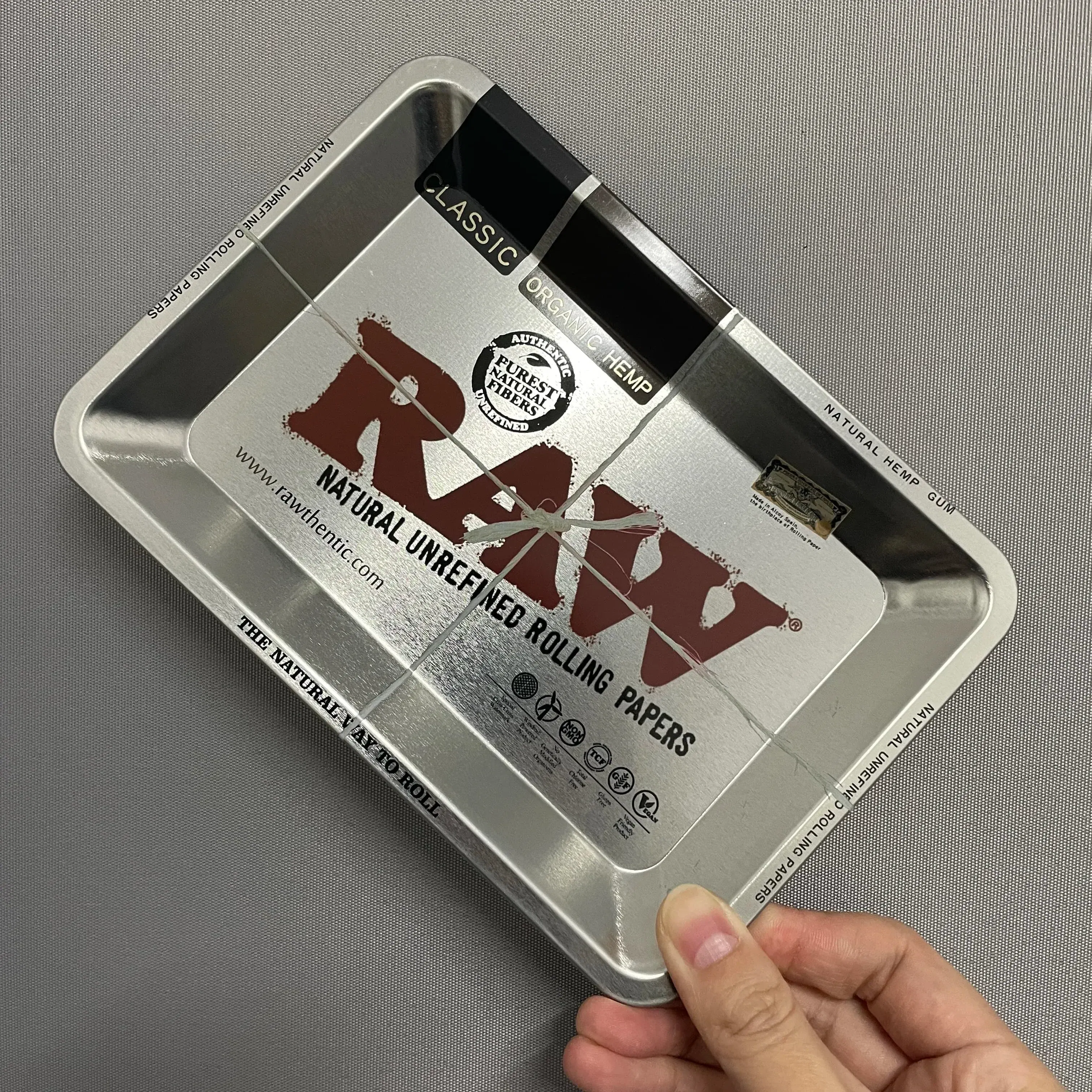 Color: PURPLE - RAW Classic Rolling Tray Multi Designs Available