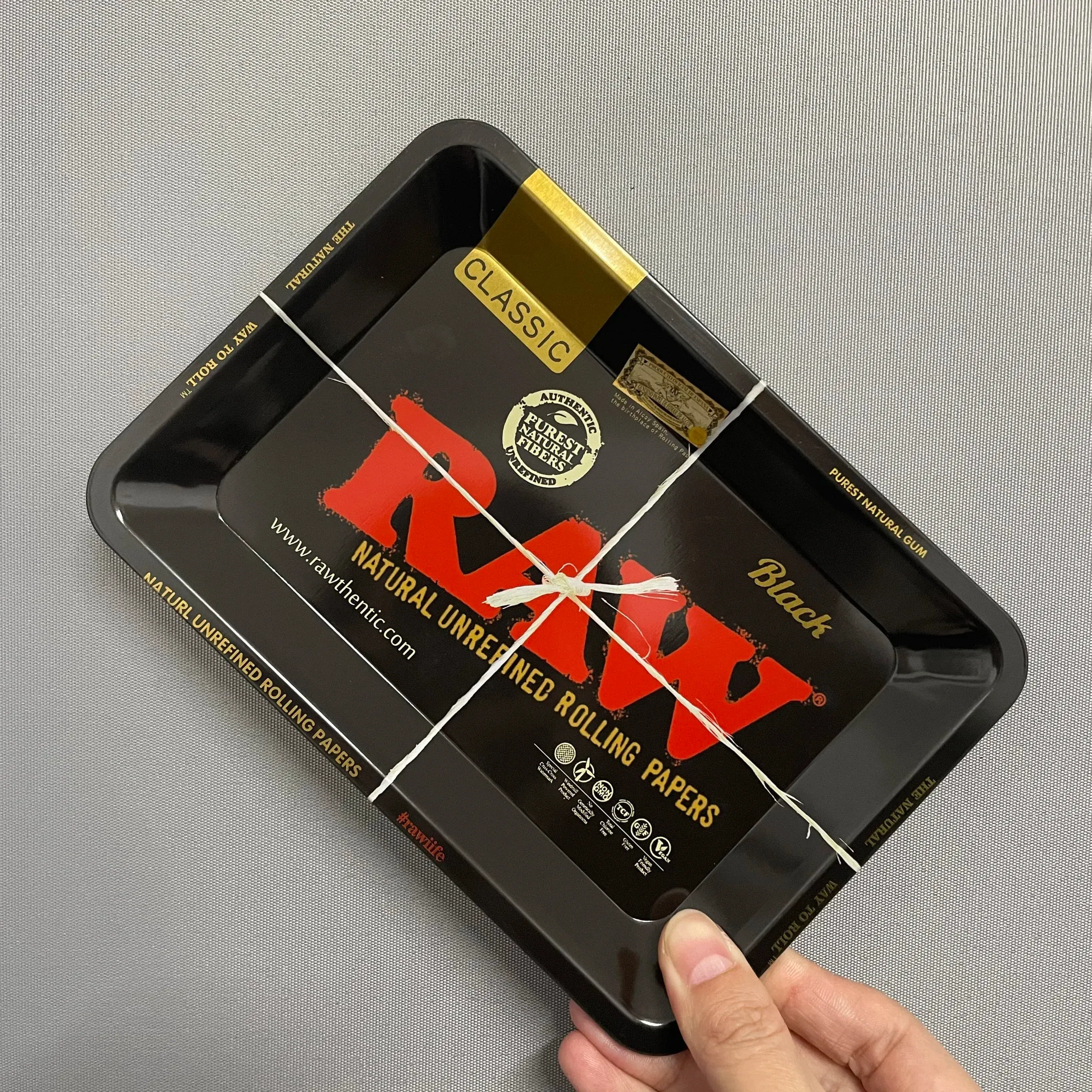Color: PURPLE - RAW Classic Rolling Tray Multi Designs Available