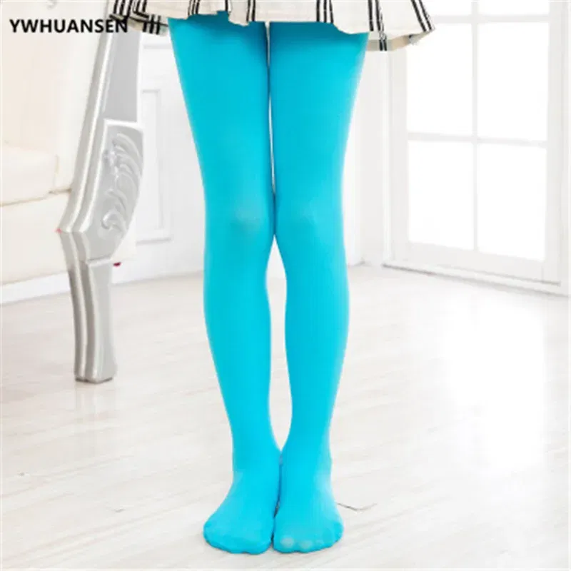 Color: Lavender, Size: L - 1/2/4/6/8 Pairs/lot Spring Summer Candy Kids Pantyhose Ballet Dance Tights for Girls Stocking Children Velvet Solid White