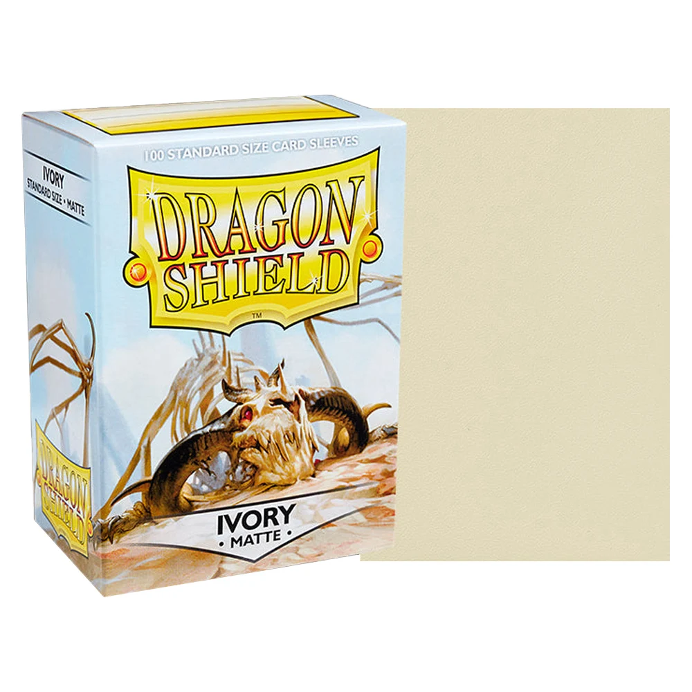 Color: three - 100 PCS/BOX Colorful Matte Dragon Shield Cards Sleeves Cards Cover Matte Cards Protector for Magic MGT/Star Card Board Games