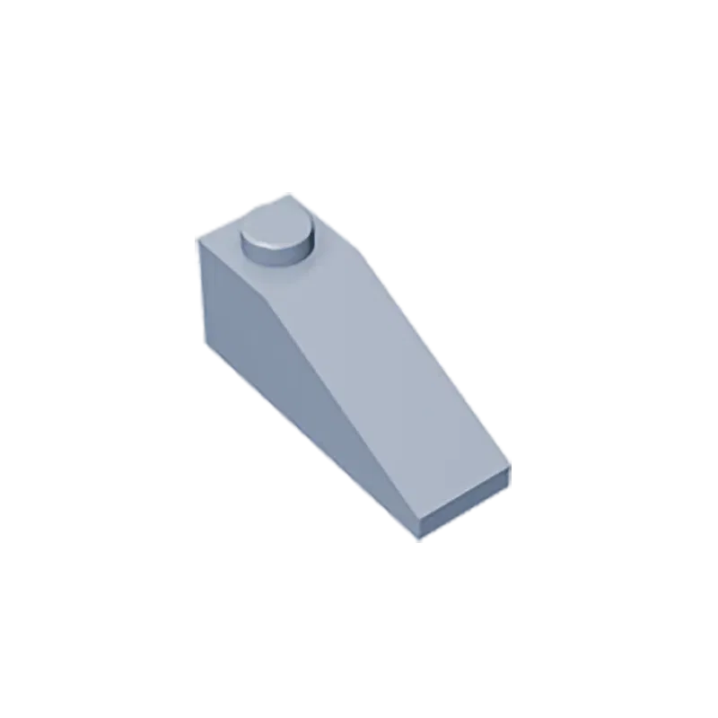 Color: Light Blue - Gobricks GDS-586 Slope 33 3 x 1 compatible with lego 4286 pieces of children's toys Building Blocks Technical Assembles