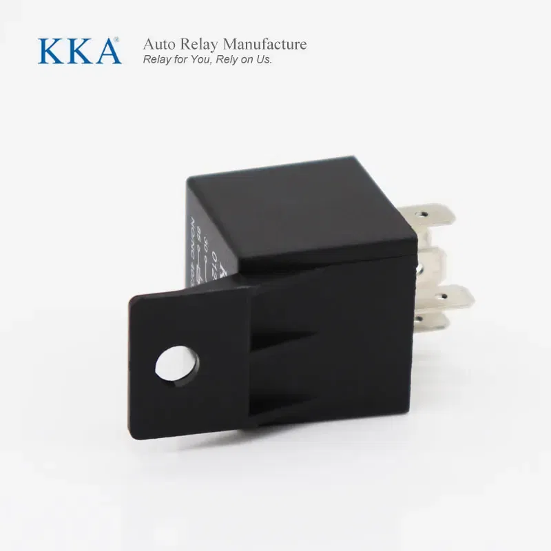 Color: WHITE - [25pcs/Box] DC 12V-24v 4 Pin Automotive Car Auto Relay High-quality auto Relay with PA66 bracket