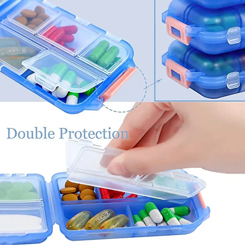 Travel Pill Organizer 10 Grid