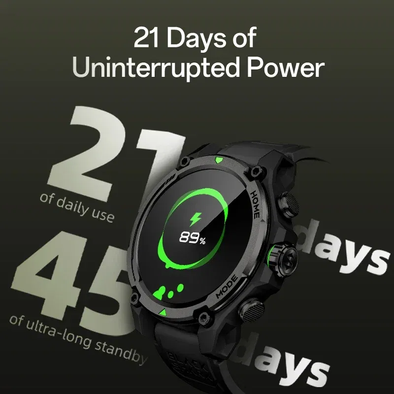 Color: multi, Ships From: CHINA - [World Premiere]Blackshark GS3 Smart Watch Global Version 1.43"AMOLED Display GPS Satellite Positioning 21 Day Battery Life 5ATM