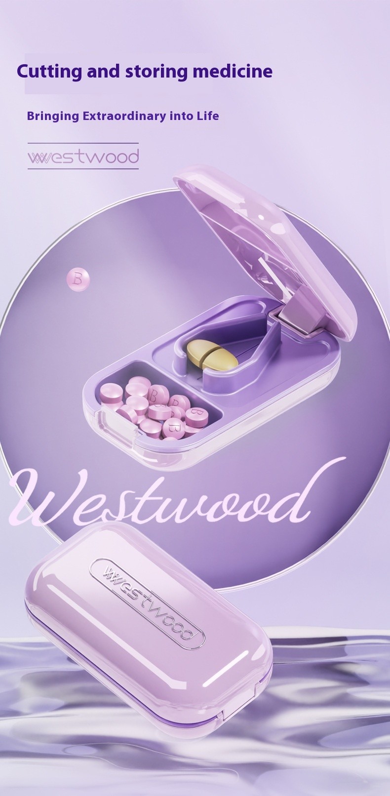 Professional Mini Medicine Cutting and Medicine Storage Box