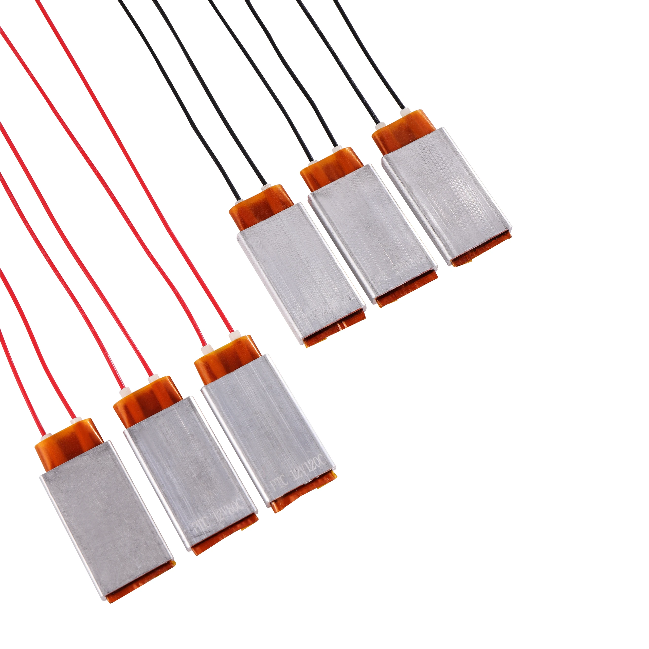 Color: GRAY - 220V/12V 80-220 Degrees Celsius PTC Heaters Heating Element Hair Dryer Accessories Curlers Heater Poultry Incubator 1 Pc