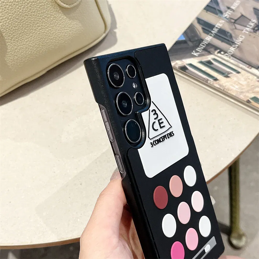 Color: army green, Material: tpu - S24 Ultra Case 3D Cute Game Box Design Cellphone Luxury for Samsung Galaxy S23 S24 Ultra Phone Cases Cartoon Shockproof Cover