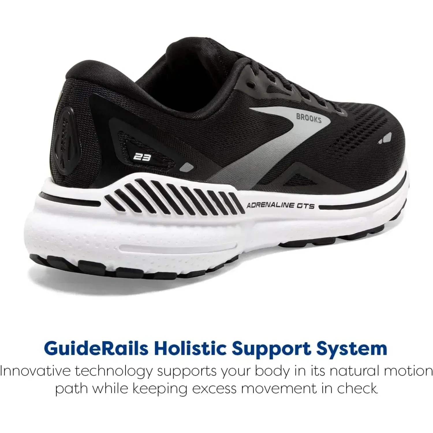 Color: black, Shoe Size: 45 - Brooks Men?™s Adrenaline GTS 23 Supportive Running Shoe