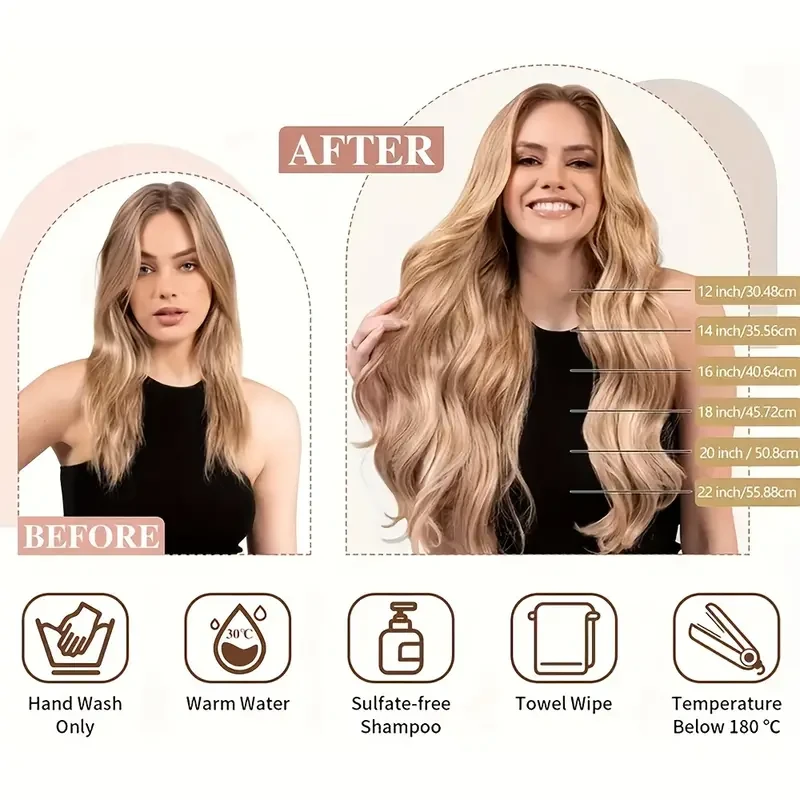 8Pcs Human Hair Clip In Hair Extensions Real Human Hair Chocolate Brown To Caramel Blonde Straight Human Hair Clip On Real Hair Weft Remy Human Hair Extensions 8pcs 18 Clips #4P27 Color For Women Daily Use Real Hair Clips Hair