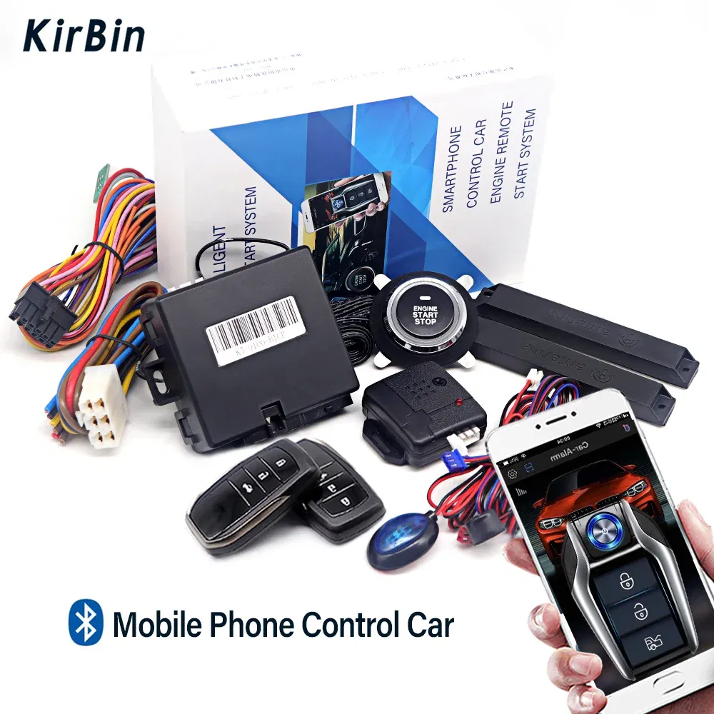 Color: Red - Car Intelligent Security Protection Universal Auto Start Stop System Remote Control Engine Ignition Kit Keyless Entry Autostart