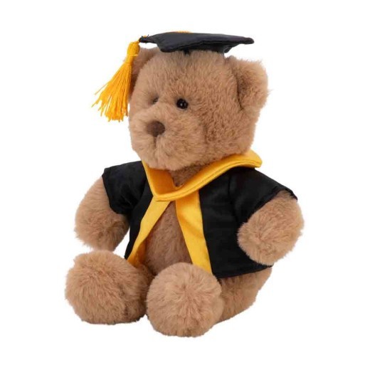 With Heart Graduation Bear - Medium