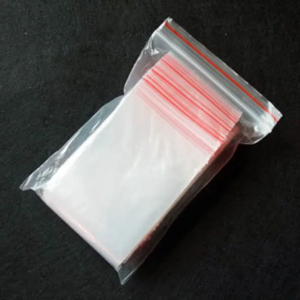 Color: light yellow, Number of Pcs: 100Pcs, Specification: 7*10cm - 100pcs/pack Small Zip Lock Plastic Bags Reclosable Transparent Bag Shoe Bag Vacuum Storage Bag Food Storage Bag Poly Clear Bags
