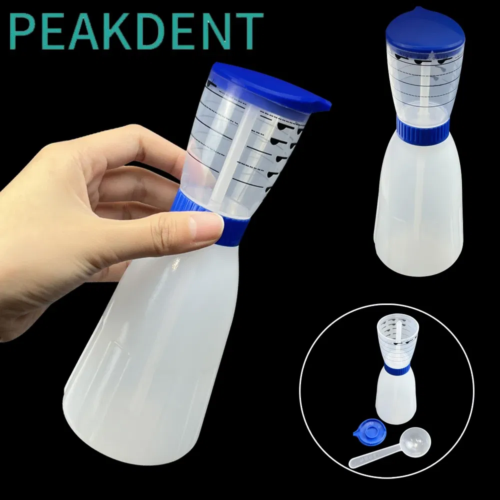 1Pcs Dental Alginate Mixing Cups Measuring Bottle Oral Impression Material Stirring Kettle Spoon Dentistry Equipment Tools